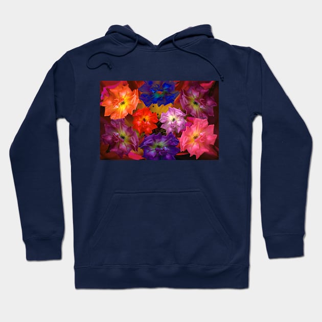 Big roses background Hoodie by mavicfe